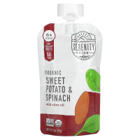 Serenity Kids, Organic Sweet Potato & Spinach with Avocado Oil, 6+ Months, 3.5 oz (99 g)