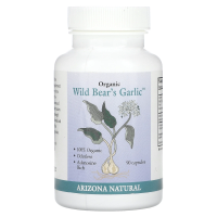 Arizona Natural Products, Wild Bear's Garlic - Органический 90 капсул