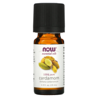 Now Foods, Essential Oils, 100% Pure Cardamom, 1/3 fl oz (10 ml)