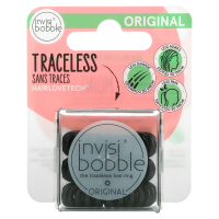 Invisibobble, Original, бесследное кольцо для волос, черный, 3 шт. В упаковке