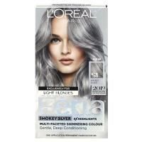 L'Oréal, Feria, многогранный мерцающий оттенок, S1, дымчатое серебро, для 1 применения