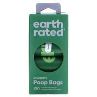 Earth Rated, Dog Waste Bags, Lavender, 120 Bags, 8 Rolls