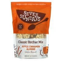 Seven Sundays, Classic Bircher Mix, яблоко, корица и миндаль, 340 г (12 унций)