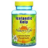 Nature's Life, Исландская ламинария, 500 таблеток