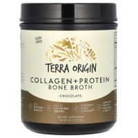 Terra Origin, Collagen +Protein Bone Broth, Chocolate, 18.9 oz (536 g)