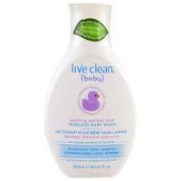 Live Clean, Baby, средство для купания детей без слез успокаивающего действия, с овсом, 300 мл (10 унций)
