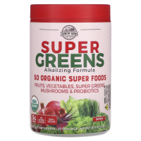 Country Farms, Super Greens, сертифицированная органическая формула из цельных продуктов, вкусный ягодный аромат, 10,6 унц. (300 г)