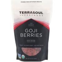 Terrasoul Superfoods, Высушенные на солнце ягоды годжи, 16 унций (454 г)