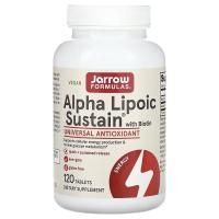 Jarrow Formulas, Выдержка альфа-липоевой кислоты с биотином, 300 мг, 120 таблеток