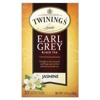 Twinings, "Эрл Грей", черный чай с ароматом жасмина, 20 чайных пакетиков, 1,41 унции (40 г)