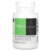 DaVinci Laboratories of Vermont, DL-фенилаланин, 750 мг, 60 капсул