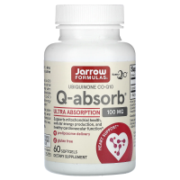 Jarrow Formulas, Q-absorb коэнзим-Q10, 100 мг, 60 капсул