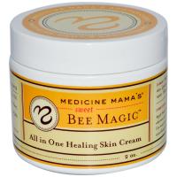 Medicine Mama's, Сладкое пчелиное волшебство, заживляющий крем для кожи, все в одном, 2 унции