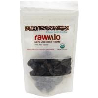Rawmio, Сердечки из темного шоколада, 2 унции (57 г)