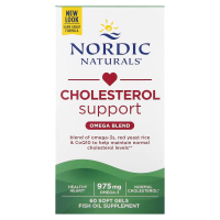 Nordic Naturals, Омега LDL, с красным дрожжевым рисом и коферментом Q10, 1000 мг, 60 мягких капсул