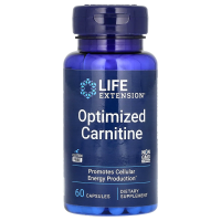 Life Extension, Оптимизированный карнитин, 60 вегетарианских капсул