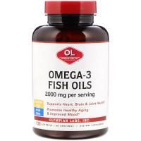 Olympian Labs, Omega-3 Fish Oils, 2000mg, 120 Softgels