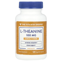 The Vitamin Shoppe, L-теанин, 100 мг, 120 растительных капсул