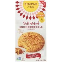 Simple Mills, Naturally Gluten-Free, Soft Baked Cookies, Snickerdoodle, 6.2 oz (176 g)