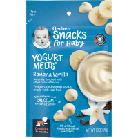 Gerber, Yogurt Melts, йогурт для малышей от 8 месяцев, банан и ваниль, 28 г (1 унция)