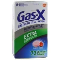 Gas-X, Вишневый крем Gas-X повышенной крепости 72 таблетки