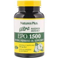 Nature's Plus, Пищевая добавка Ultra EPO 1500, максимальная энергия, 60 капсул