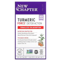 New Chapter, Turmeric Force Detox Action, 60 Veggie Caps