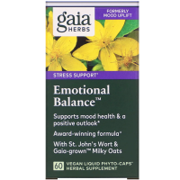Gaia Herbs, Эмоциональный баланс 60 жидких капсул