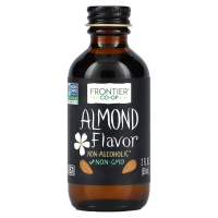 Frontier Natural Products, Almond Flavor, Alcohol-Free, 2 fl oz (59 ml)