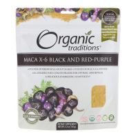 Organic Traditions, Maca X-6 Black and Red-Purple, 5,3 унц. (150 г)