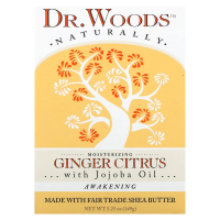 Dr. Woods, Кастильское мыло с имбирем и цитрусовыми, 5.25 унций (149 г)