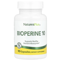 Nature's Plus, Биоперин 10, 90 вегетарианских капсул