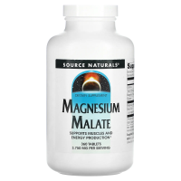 Source Naturals, Яблочнокислый магний, 1,250 мг, 360 таблеток