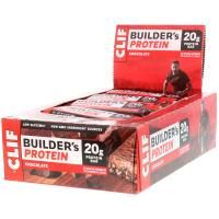 Clif Bar, Протеиновый батончик от Builder, шоколадный, 12 батончиков, по 2,40 унции (68 гр) каждый