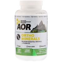 Advanced Orthomolecular Research AOR, Ortho Minerals, 226 mg, 210 Vegan Caps
