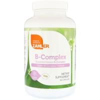 Zahler, B-Complex, rкомплекс витаминов группы В длительного усвоения, 180 капсул