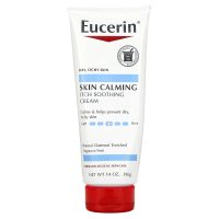 Eucerin, Успокаивающий крем для кожи, для сухой зудящей кожи, без запаха, 14 унций (396 г)
