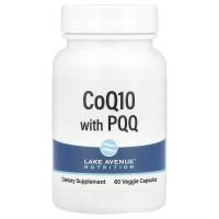 Lake Avenue Nutrition, Коэнзим Q10 с PQQ, 100 мг, 60 растительных капсул