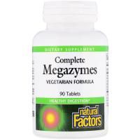 Natural Factors, Complete Megazymes, 90 таблеток