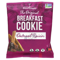 Erin Baker's, The Original Breakfast Cookie, Oatmeal Raisin, 12 Cookies,  3 oz (85 g) Each