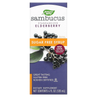 Nature's Way, Sambucus, Elderberry Syrup, Sugar-Free, 4 fl oz (120 ml)
