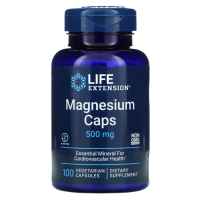 Life Extension, Магниевые капсулы, 500 мг, 100 вегетарианских капсул