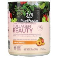 PlantFusion, Комплекс с растительными пептидами, Collagen Beauty, персик и манго, 180 г