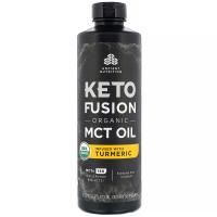 Dr. Axe / Ancient Nutrition, Keto Fusion, органическое масло с MCT, с куркумой, 473 мл (16 жидк. унций)
