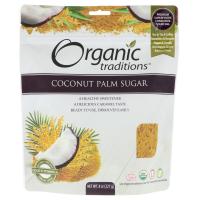 Organic Traditions, Кокосовый (пальмовый) сахар, 8 унций (227 г)