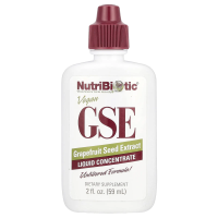 NutriBiotic, Жидкий концентрат GSE, с экстрактом семян грейпфрута, 2 жидкие унции (59 мл)