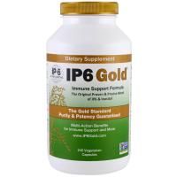 IP-6 International, IP6 Gold, формула для поддержки иммунной системы, 240 растительных капсул