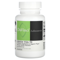 DaVinci Laboratories of Vermont, Green Tea-70, без кофеина, 60 капсул