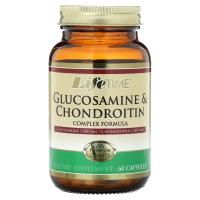 LifeTime Vitamins, Комплексный состав: глюкозамин и хондроитин, 60 капсул