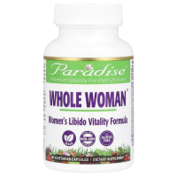 Paradise Herbs, Whole Woman - Формула жизненной силы женского либидо 60 вег капсул